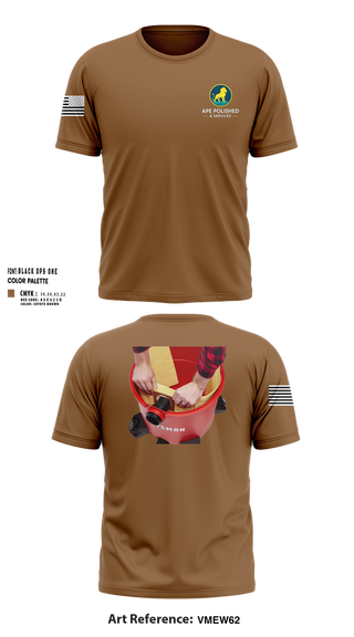 Short Sleeve Performance Shirt, Ape Polish Service, , Teamtime, Team time, sublimation, custom sports apparel, team uniforms, spirit wear, spiritwear, sports uniforms, custom shirts, team store, custom team store, fundraiser sports, apparel fundraiser