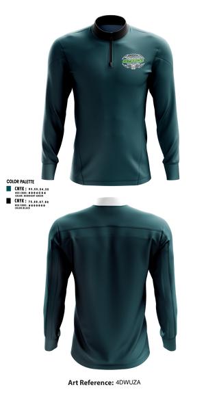 Quarter Zip Jacket, Walter Johnson High School Wildcats, , Teamtime, Team time, sublimation, custom sports apparel, team uniforms, spirit wear, spiritwear, sports uniforms, custom shirts, team store, custom team store, fundraiser sports, apparel fundraiser