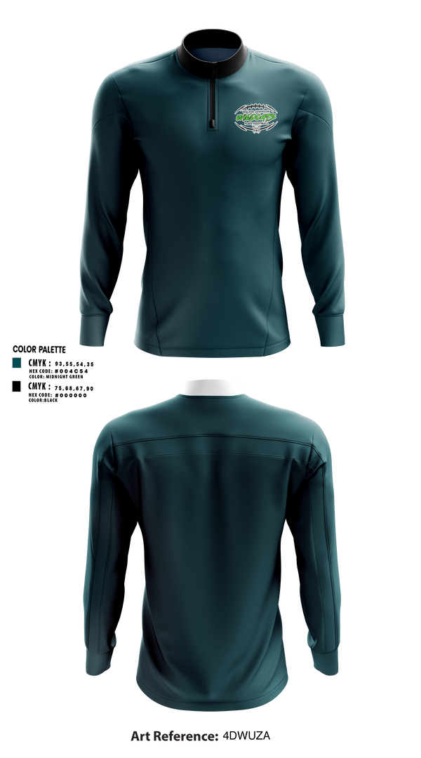 Quarter Zip Jacket, Walter Johnson High School Wildcats, , Teamtime, Team time, sublimation, custom sports apparel, team uniforms, spirit wear, spiritwear, sports uniforms, custom shirts, team store, custom team store, fundraiser sports, apparel fundraiser