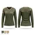Kenedy County Sheriff Women's Long Sleeve V-neck Shirt - 1