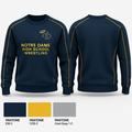 Notre Dame High School Wrestling 32080652 Crew Neck Sweatshirt - 1