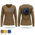 102D SFS 5339572 Women's Long Sleeve V-neck Shirt - 1
