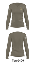 Harris County Constable Precinct 4 46878875 Women's Long Sleeve V-neck Shirt - 11
