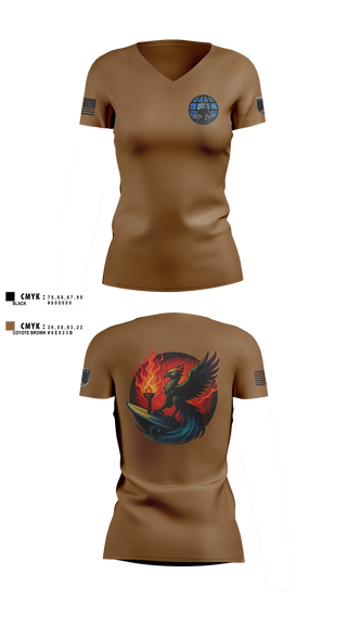 Womens Short Sleeve Vneck Shirt, Phoenix Company, , Teamtime, Team time, sublimation, custom sports apparel, team uniforms, spirit wear, spiritwear, sports uniforms, custom shirts, team store, custom team store, fundraiser sports, apparel fundraiser