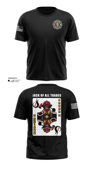 Old School Cotton Feel Shirt, Station 9, Fire Department, Teamtime, Team time, sublimation, custom sports apparel, team uniforms, spirit wear, spiritwear, sports uniforms, custom shirts, team store, custom team store, fundraiser sports, apparel fundraiser
