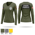 State Parole Women's Long Sleeve V-neck Shirt - 1