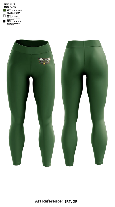 Wicked Cheer Academy Womens Leggings - 5