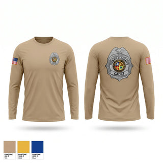 Long Sleeve Performance Shirt, Huber Heights Public Safety Cadets, Police, Teamtime, Team time, sublimation, custom sports apparel, team uniforms, spirit wear, spiritwear, sports uniforms, custom shirts, team store, custom team store, fundraiser sports, apparel fundraiser