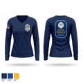 Rockville City Police 51185613 Women's Long Sleeve V-neck Shirt - 1