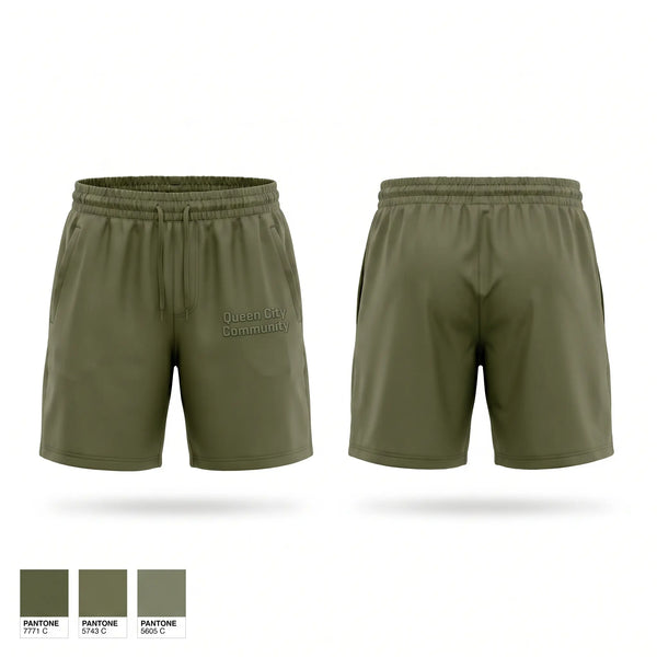 Athletic Shorts With Pockets, Queen City Community, Fire Department, Teamtime, Team time, sublimation, custom sports apparel, team uniforms, spirit wear, spiritwear, sports uniforms, custom shirts, team store, custom team store, fundraiser sports, apparel fundraiser