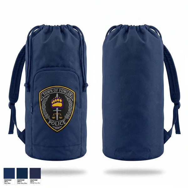 Gear Bag, Fowler Police Department, Police, Teamtime, Team time, sublimation, custom sports apparel, team uniforms, spirit wear, spiritwear, sports uniforms, custom shirts, team store, custom team store, fundraiser sports, apparel fundraiser