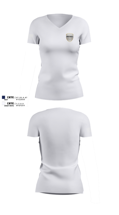 Patrol Women's Short Sleeve V-neck Shirt - 101