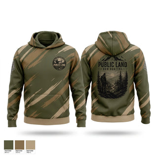 Hoodie, Public Land Bow Hunters, , Teamtime, Team time, sublimation, custom sports apparel, team uniforms, spirit wear, spiritwear, sports uniforms, custom shirts, team store, custom team store, fundraiser sports, apparel fundraiser