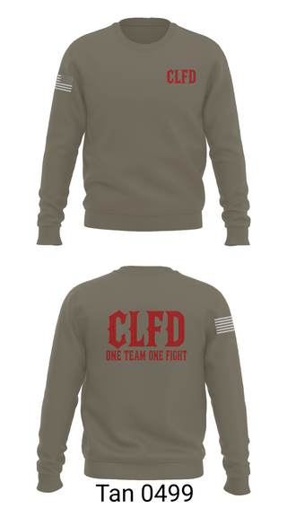 Crew Neck Sweatshirt, CLFD, Fire Department, Teamtime, Team time, sublimation, custom sports apparel, team uniforms, spirit wear, spiritwear, sports uniforms, custom shirts, team store, custom team store, fundraiser sports, apparel fundraiser