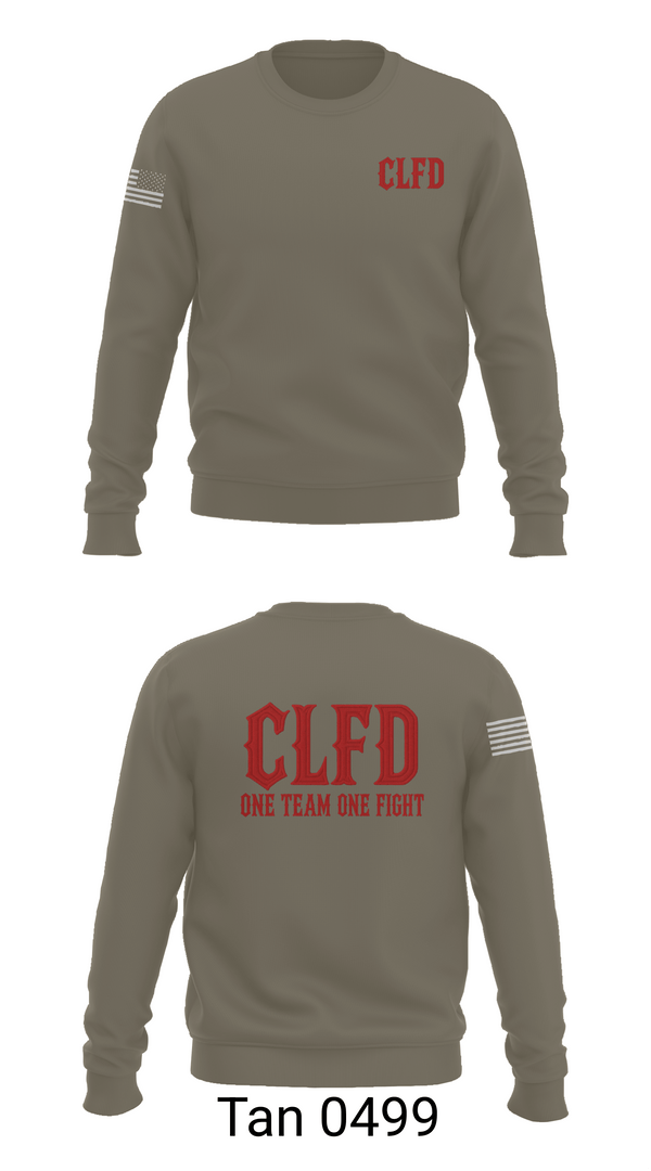 Crew Neck Sweatshirt, CLFD, Fire Department, Teamtime, Team time, sublimation, custom sports apparel, team uniforms, spirit wear, spiritwear, sports uniforms, custom shirts, team store, custom team store, fundraiser sports, apparel fundraiser