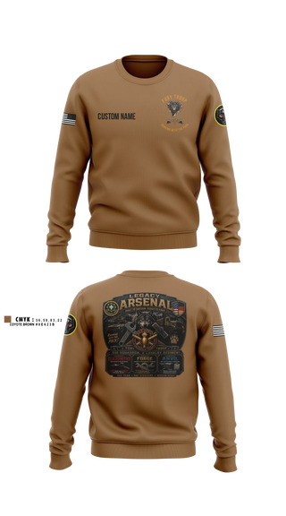 Crew Neck Sweatshirt, Legacy 3/2 Fury Troop, Army, Teamtime, Team time, sublimation, custom sports apparel, team uniforms, spirit wear, spiritwear, sports uniforms, custom shirts, team store, custom team store, fundraiser sports, apparel fundraiser