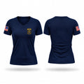 New Castle Police Department Women's Short Sleeve V-neck Shirt - 1