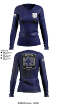 Swatara K9 68594895 Women's Long Sleeve V-neck Shirt - 1