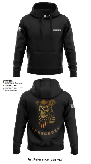 Hoodie, 1776 Military Police Company, , Teamtime, Team time, sublimation, custom sports apparel, team uniforms, spirit wear, spiritwear, sports uniforms, custom shirts, team store, custom team store, fundraiser sports, apparel fundraiser