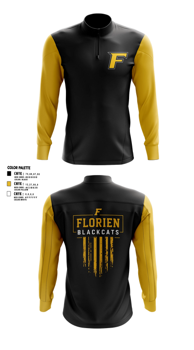 Florien Blackcats Quarter Zip Jacket - 16