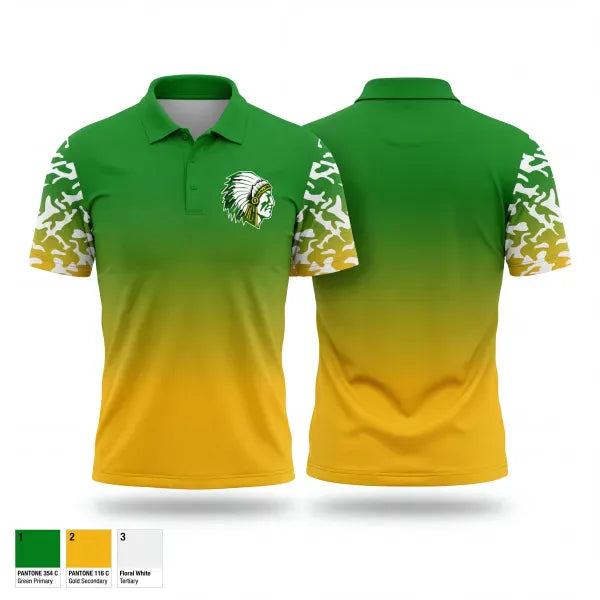 Short Sleeve Performance Polo, Jemez Valley Warriors, Baseball, Teamtime, Team time, sublimation, custom sports apparel, team uniforms, spirit wear, spiritwear, sports uniforms, custom shirts, team store, custom team store, fundraiser sports, apparel fundraiser