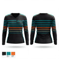 Jololo 43719307 Women's Long Sleeve V-neck Shirt - 1