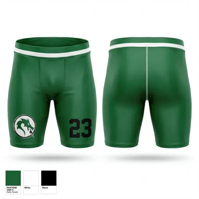 Pine City High School Volleyball 31270281 Men's Compression Shorts - 1