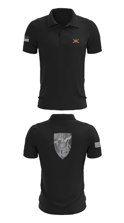 HHB 113th FA / FIST 8360084 Short Sleeve Performance Polo - 27