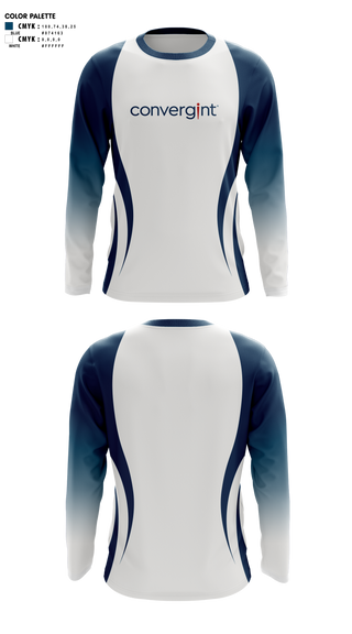 Long Sleeve Performance Shirt, Convergint Pelotonia, Cycling, Teamtime, Team time, sublimation, custom sports apparel, team uniforms, spirit wear, spiritwear, sports uniforms, custom shirts, team store, custom team store, fundraiser sports, apparel fundraiser