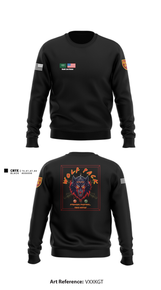 Crew Neck Sweatshirt, B/4-60TH ADAR, Army, Teamtime, Team time, sublimation, custom sports apparel, team uniforms, spirit wear, spiritwear, sports uniforms, custom shirts, team store, custom team store, fundraiser sports, apparel fundraiser