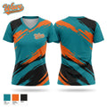 WAVE Women's Short Sleeve V-neck Shirt - 1