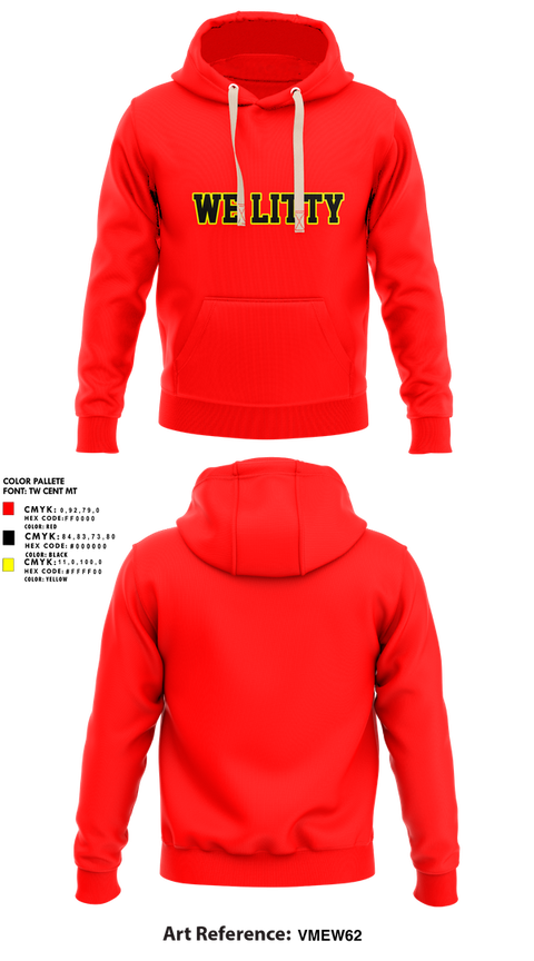 Hoodie, We Litty!, , Teamtime, Team time, sublimation, custom sports apparel, team uniforms, spirit wear, spiritwear, sports uniforms, custom shirts, team store, custom team store, fundraiser sports, apparel fundraiser