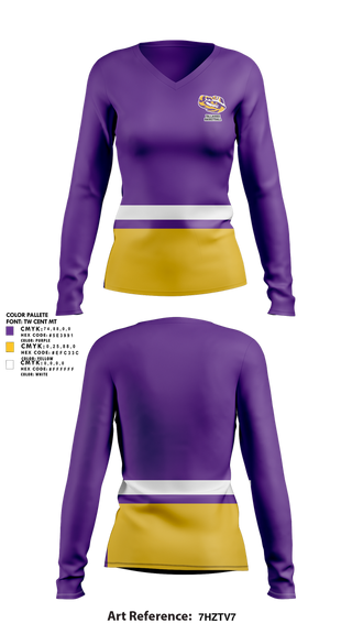 Womens Long Sleeve Vneck Shirt, Tallassee High School Basketball, Women's Basketball, Teamtime, Team time, sublimation, custom sports apparel, team uniforms, spirit wear, spiritwear, sports uniforms, custom shirts, team store, custom team store, fundraiser sports, apparel fundraiser