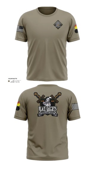 Short Sleeve Performance Shirt, B Co 832nd OD BN, , Teamtime, Team time, sublimation, custom sports apparel, team uniforms, spirit wear, spiritwear, sports uniforms, custom shirts, team store, custom team store, fundraiser sports, apparel fundraiser