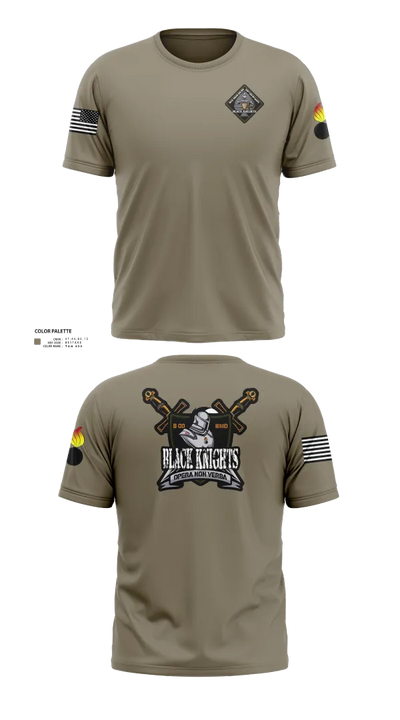 B Co 832nd OD BN 19793865 Short Sleeve Performance Shirt - 23