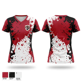 Womens Short Sleeve Vneck Shirt, Edgewood High School Soccer, Men's Soccer, Teamtime, Team time, sublimation, custom sports apparel, team uniforms, spirit wear, spiritwear, sports uniforms, custom shirts, team store, custom team store, fundraiser sports, apparel fundraiser