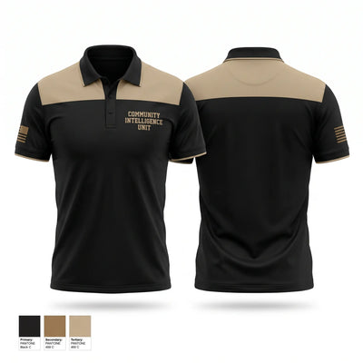 Community intelligence unit Short Sleeve Performance Polo - 1