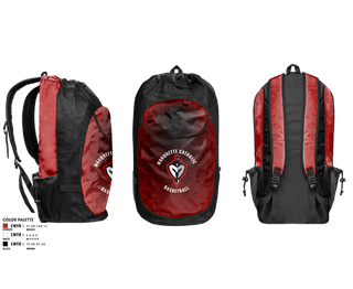 Gear Bag, Marquette Catholic, Men's Basketball, Teamtime, Team time, sublimation, custom sports apparel, team uniforms, spirit wear, spiritwear, sports uniforms, custom shirts, team store, custom team store, fundraiser sports, apparel fundraiser