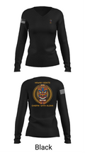 Hsm37 35373987 Women's Long Sleeve V-neck Shirt - 35