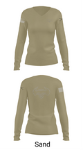 D-co 1-173 1st PLT 21707441 Women's Long Sleeve V-neck Shirt - 97
