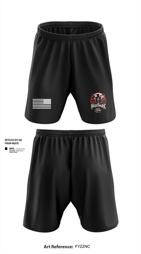 Athletic Shorts With Pockets, The Nightmare, , Teamtime, Team time, sublimation, custom sports apparel, team uniforms, spirit wear, spiritwear, sports uniforms, custom shirts, team store, custom team store, fundraiser sports, apparel fundraiser