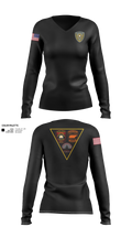 National Security Women's Long Sleeve V-neck Shirt - 21