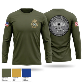 Long Sleeve Performance Shirt, Transylvania County Special Response Team, Police, Teamtime, Team time, sublimation, custom sports apparel, team uniforms, spirit wear, spiritwear, sports uniforms, custom shirts, team store, custom team store, fundraiser sports, apparel fundraiser