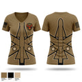 FDC, HHB/3-2 ADA BN Women's Short Sleeve V-neck Shirt - 1