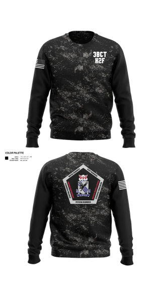 Crew Neck Sweatshirt, 3BCT H2F, Army, Teamtime, Team time, sublimation, custom sports apparel, team uniforms, spirit wear, spiritwear, sports uniforms, custom shirts, team store, custom team store, fundraiser sports, apparel fundraiser