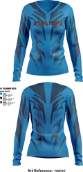 Ying Tang 13349199 Women's Long Sleeve V-neck Shirt - 1