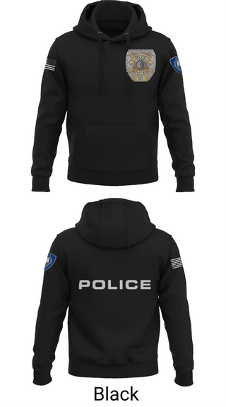 Hoodie, Vincennes Police Department, , Teamtime, Team time, sublimation, custom sports apparel, team uniforms, spirit wear, spiritwear, sports uniforms, custom shirts, team store, custom team store, fundraiser sports, apparel fundraiser