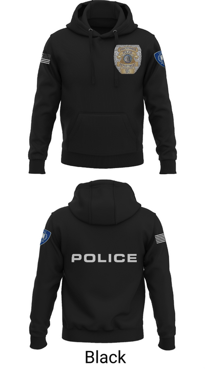 Vincennes Police Department 76255219 Hoodie - 36