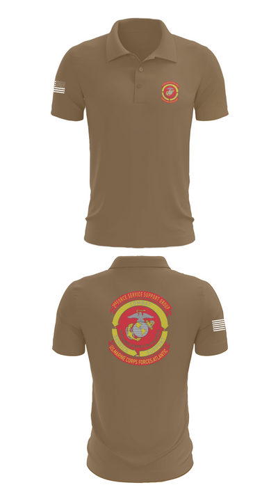 Det ‘A’ 2nd FSSG 3406269 Short Sleeve Performance Polo - 7