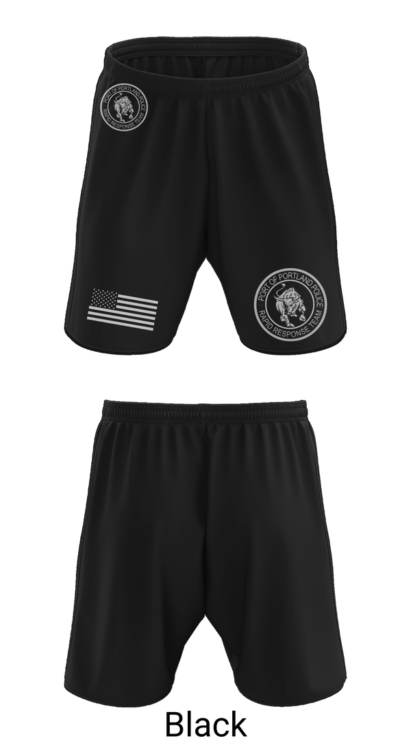 Athletic Shorts With Pockets, Port Of Portland Rapid Response Team, Police, Teamtime, Team time, sublimation, custom sports apparel, team uniforms, spirit wear, spiritwear, sports uniforms, custom shirts, team store, custom team store, fundraiser sports, apparel fundraiser